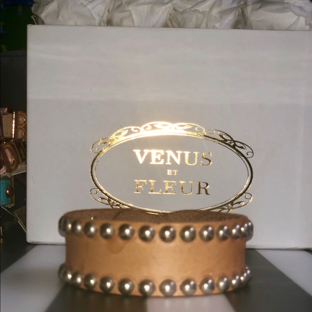 Leather Studded Arm Cuff/Bracelet